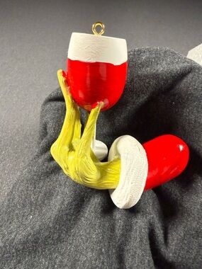 Grinch Christmas Ornament Wine Cup Hanging Decorations for Tree